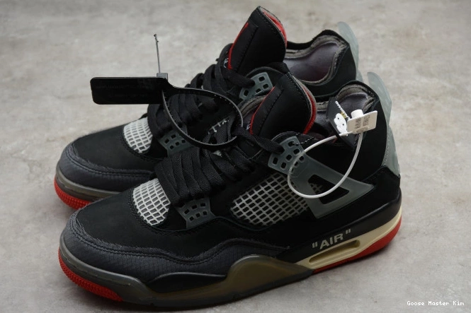 4 x Retro Off Air CV9388-001 Jordan Bred White 0808